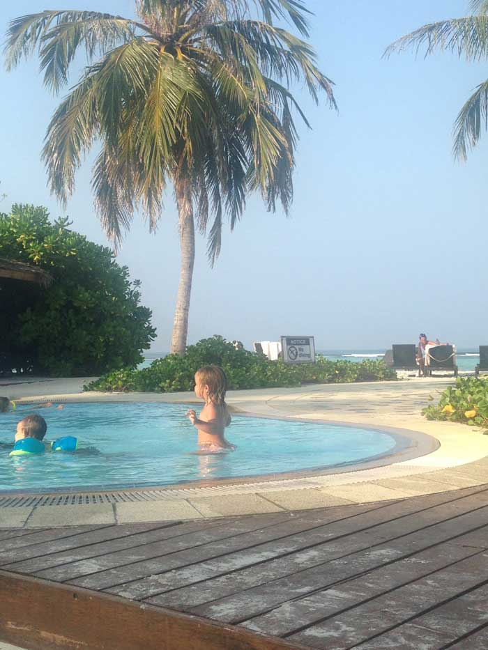 Maldive con i bambini