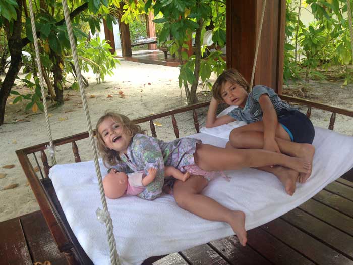 Maldive con i bambini