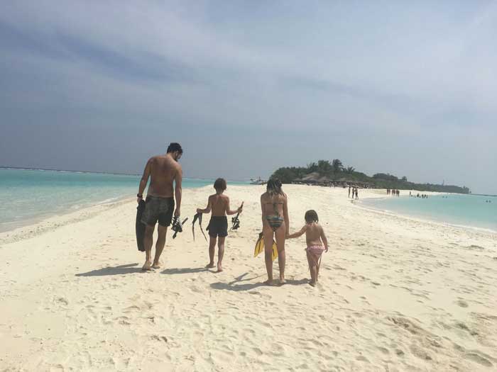 Maldive con i bambini