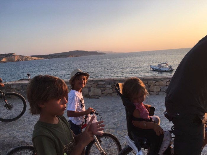 Grecia in bicicletta con i bambini